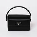 Prada Handbag Satin Mini Vanity Acetate Black