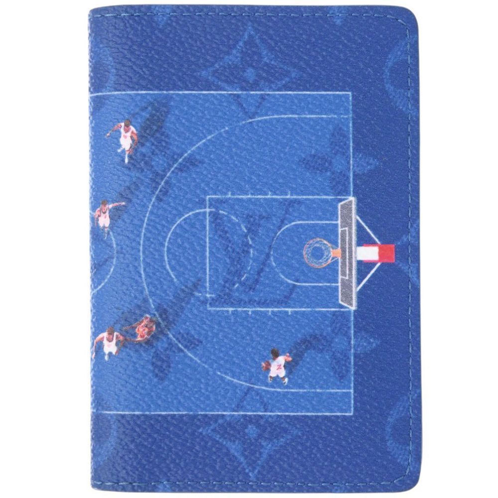 Louis Vuitton Organizer de Poche Basketball Monogram IC Blue Card Case