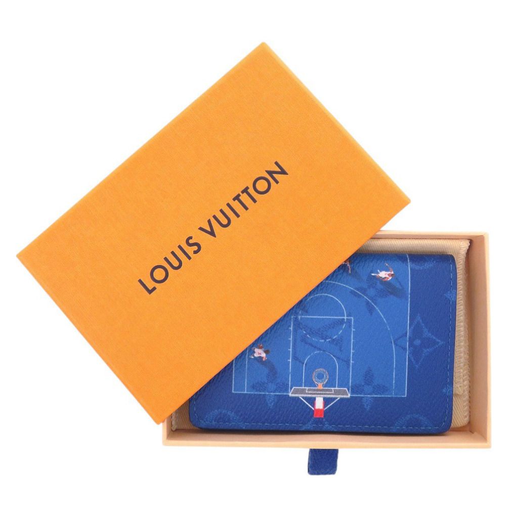 Louis Vuitton Organizer de Poche Basketball Monogram IC Blue Card Case — view 2