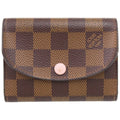 Louis Vuitton Porte-Monnaie Rosalie Damier Rose Ballerine Coin Case
