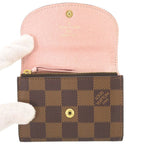 Louis Vuitton Porte-Monnaie Rosalie Damier Rose Ballerine Coin Case — view 4