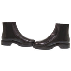 Hermes Leather Black 42.5 Side Gore Boots Short — view 7
