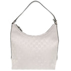 Gucci GG Canvas Leather Silver Shoulder