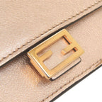 Fendi Baguette Leather Champagne Pink Card Case Coin — view 9