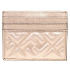 Fendi Baguette Leather Champagne Pink Card Case Coin — view 2