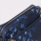 Louis Vuitton Monogram Water Color Trio Messenger Shoulder Bag Blue — view 5