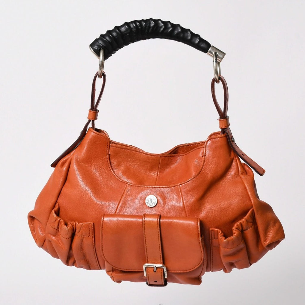 Saint Laurent Mombasa Bag Deerhorn Silver