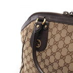 Gucci Handbag Scarlet GG Canvas 2-Way Beige Interlocking Tote — view 7