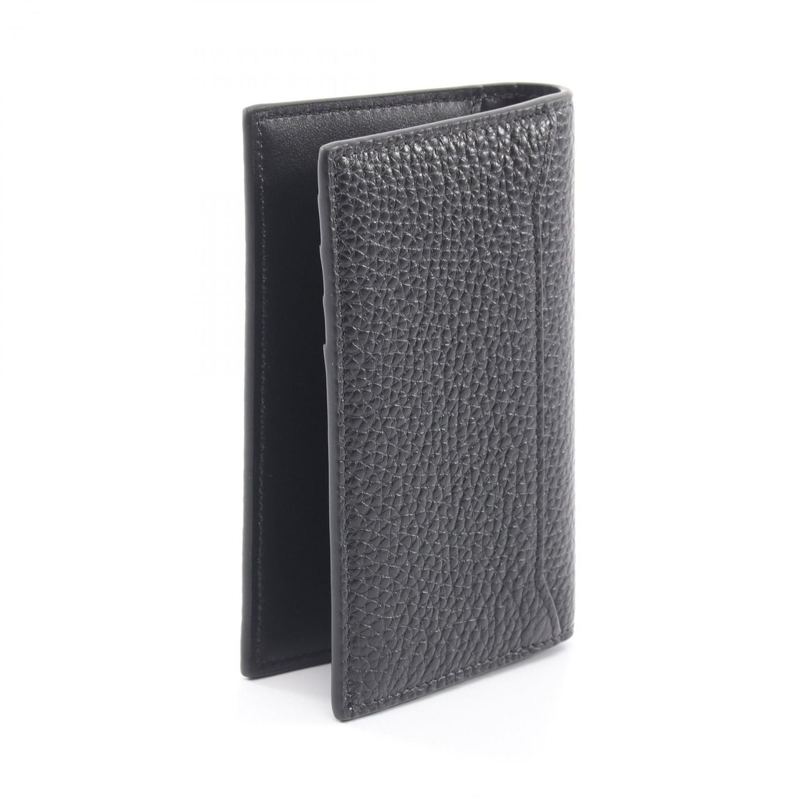 Celine Card Case Vertical Holder Black Leather — view 2