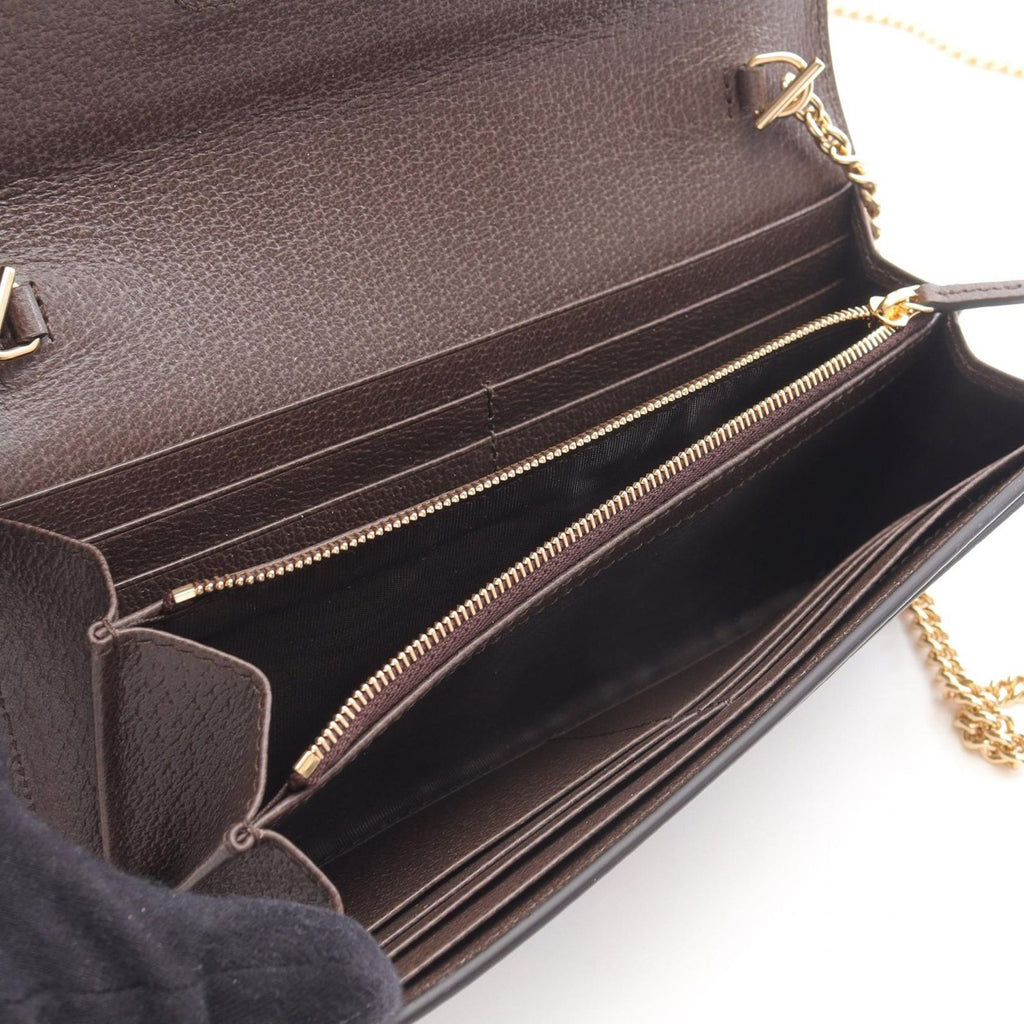Gucci Shoulder Bag Ophidia GG Supreme Black Continental Wallet with Canvas — view 3