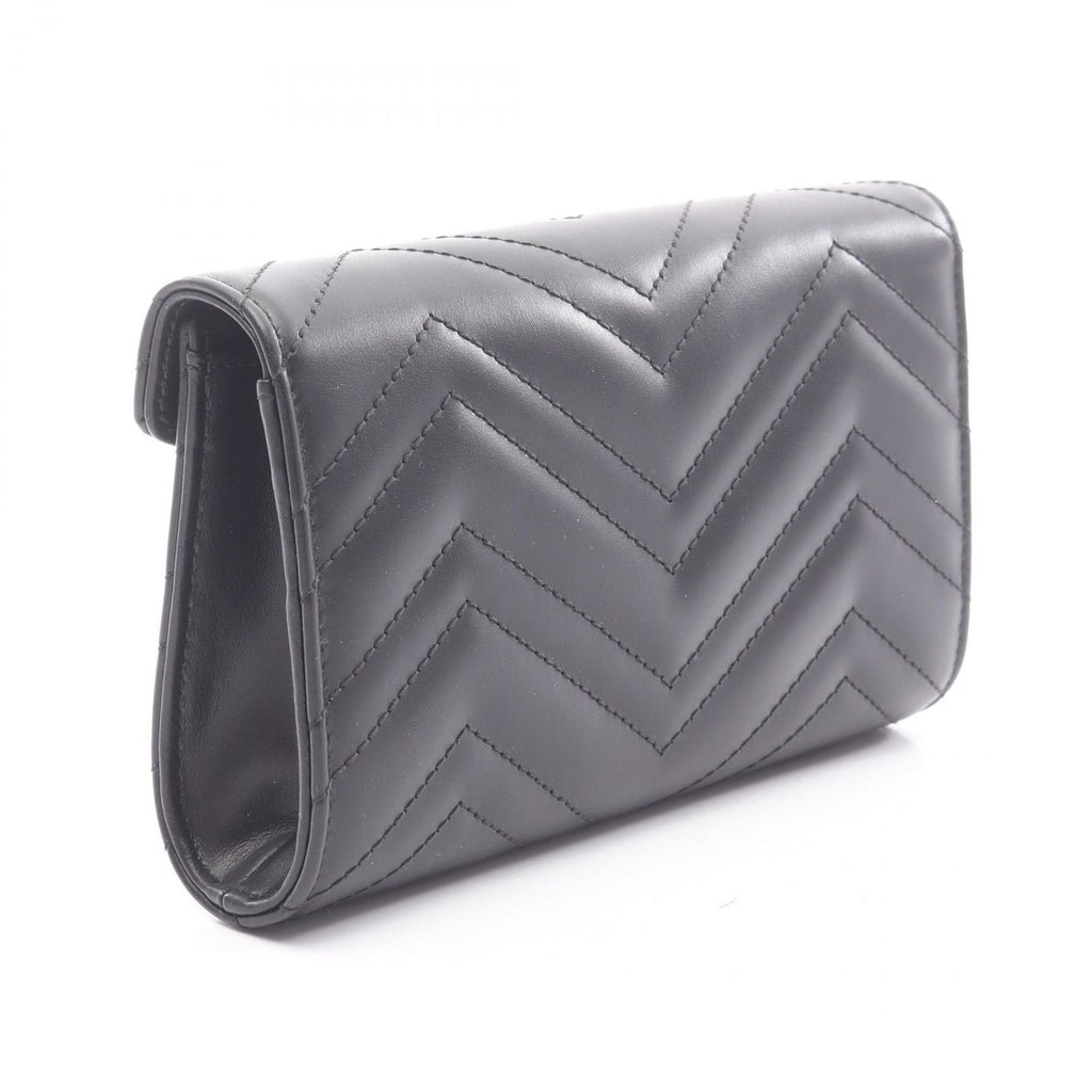 Gucci Shoulder Bag GG Marmont Black Leather — view 2