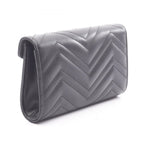 Gucci Shoulder Bag GG Marmont Black Leather — view 2