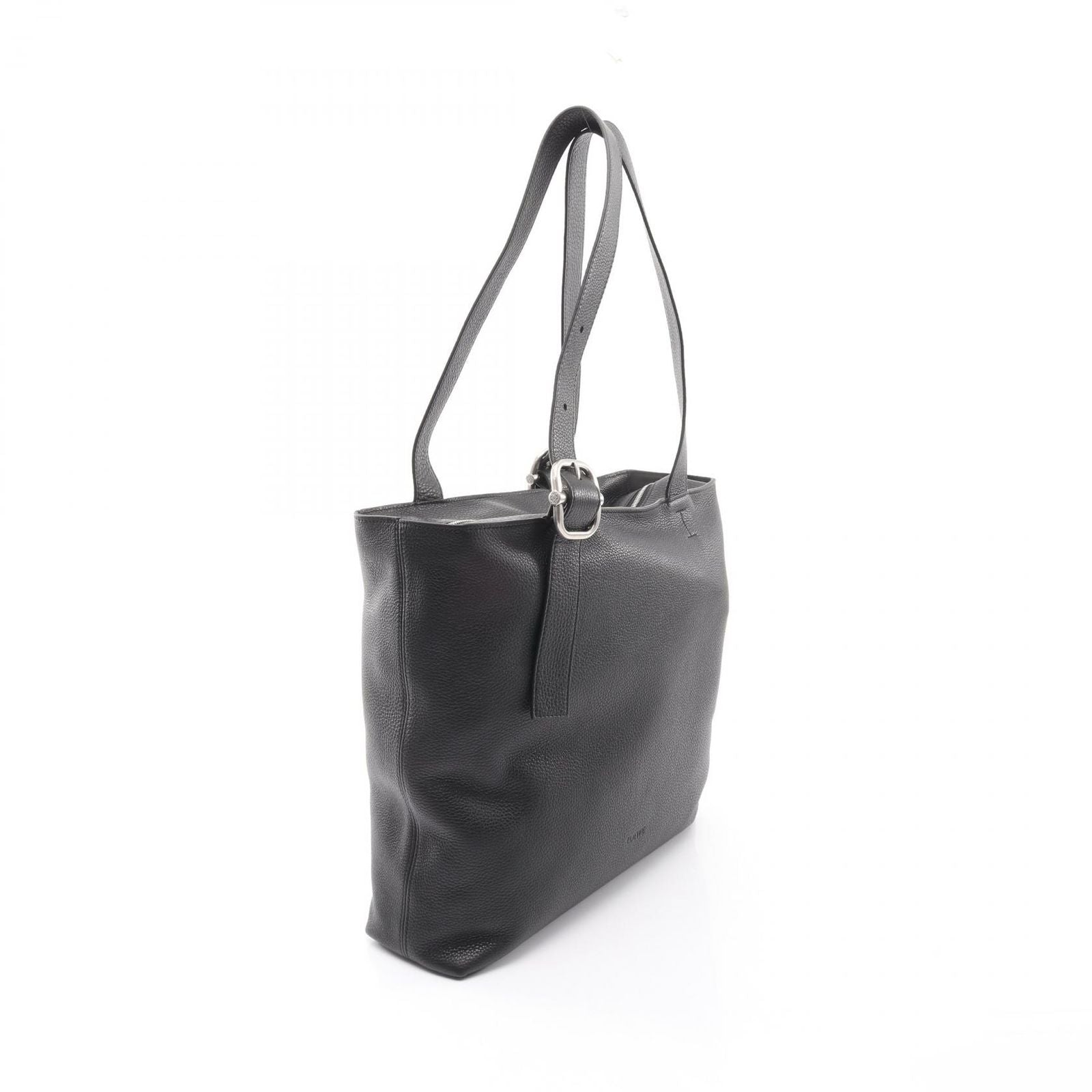 Loewe Tote Loop Zip Black Leather — view 2