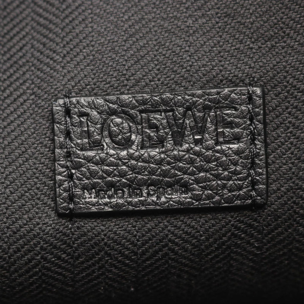 Loewe Tote Loop Zip Black Leather — view 4