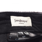 Saint Laurent Paris Cap Varsity Black Cap — view 4