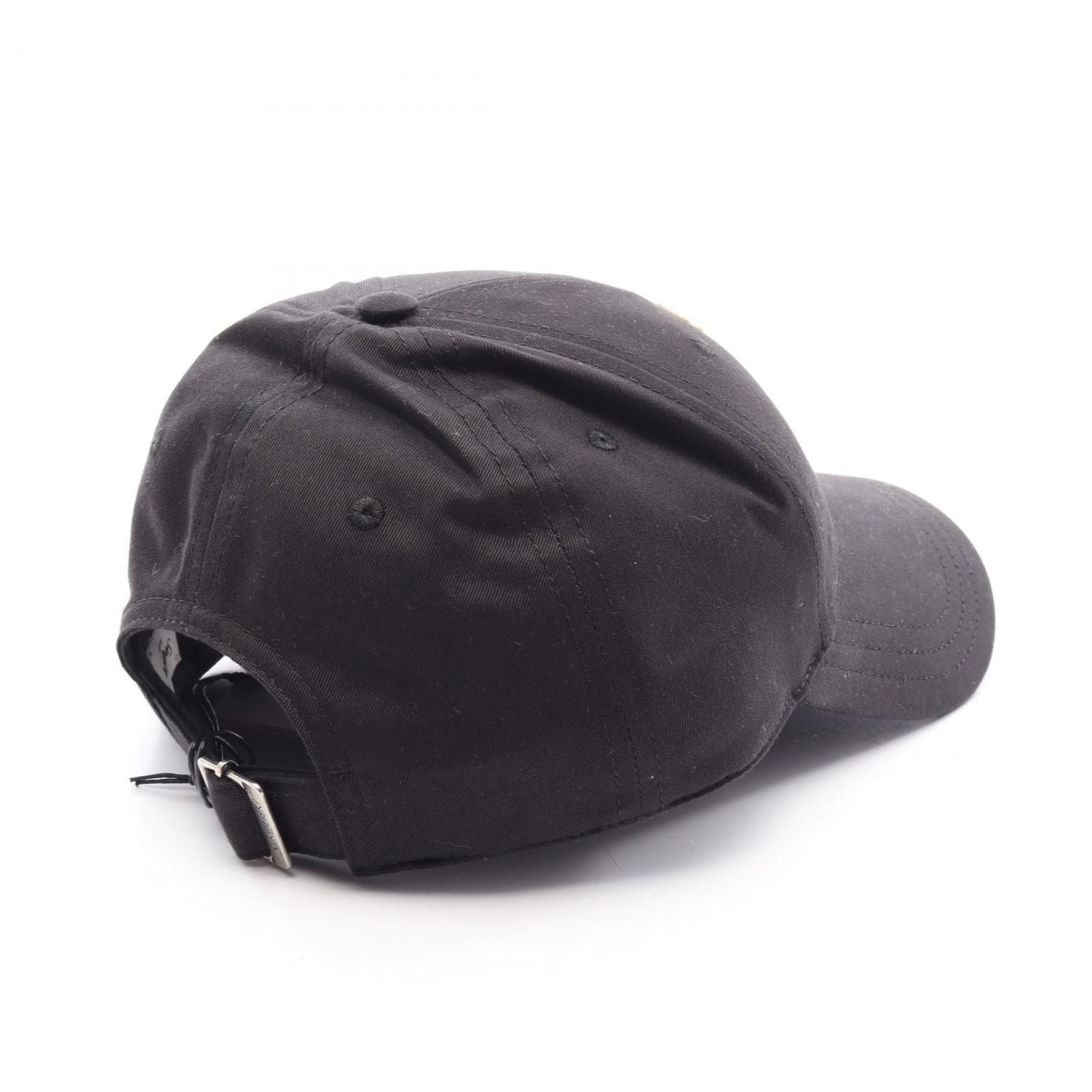 Saint Laurent Paris Cap Varsity Black Cap — view 2