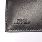 Fendi Bifold Wallet Squared FF Black Leather — view 5