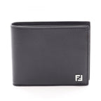 Fendi Bifold Wallet Squared FF Black Leather