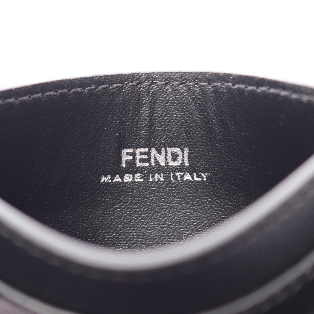 Fendi Card Case FF Squared Black Leather — view 4
