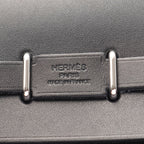 Hermes Shoulder Bag Herbag Zip Mini Black Canvas Leather — view 4