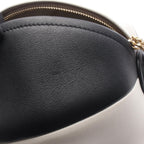 Chanel Shoulder Bag Beach Ball Black White Leather Chain — view 6