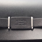 Hermes Shoulder Bag Herbag Zip Mini Black Canvas Leather — view 4