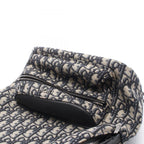 Dior Backpack Rider Auction Kids Navy Canvas Leather Small — view 6