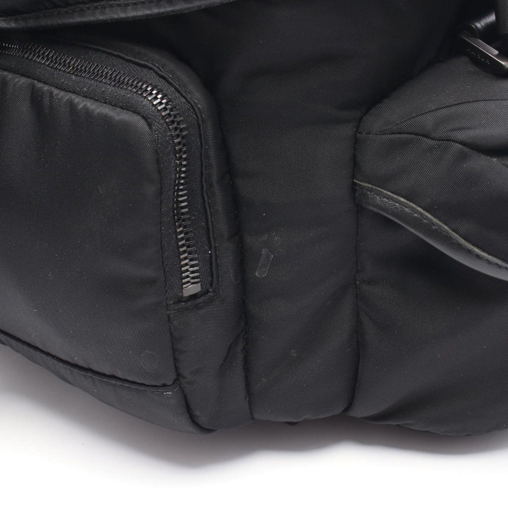 Prada Shoulder Bag Black Nylon Leather — view 7