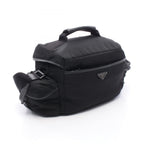 Prada Shoulder Bag Black Nylon Leather — view 2
