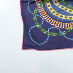 Hermes Scarf Carre 90 Reaction en Chaines Silk — view 7