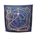 Hermes Scarf Carre 90 Reaction en Chaines Silk