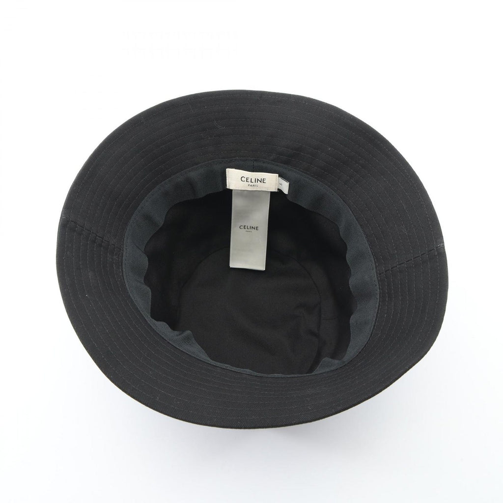 Celine Hat Logo Print Bucket — view 3