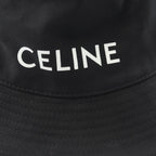 Celine Hat Logo Print Bucket — view 8