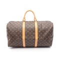 Louis Vuitton Boston Bag Keepall 50 Canvas Leather