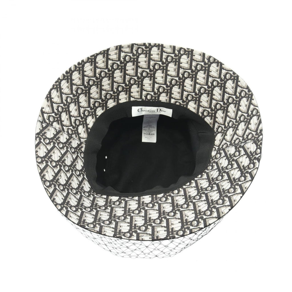 Dior Hat Teddy-d Bob Hat Tulle Bucket — view 3