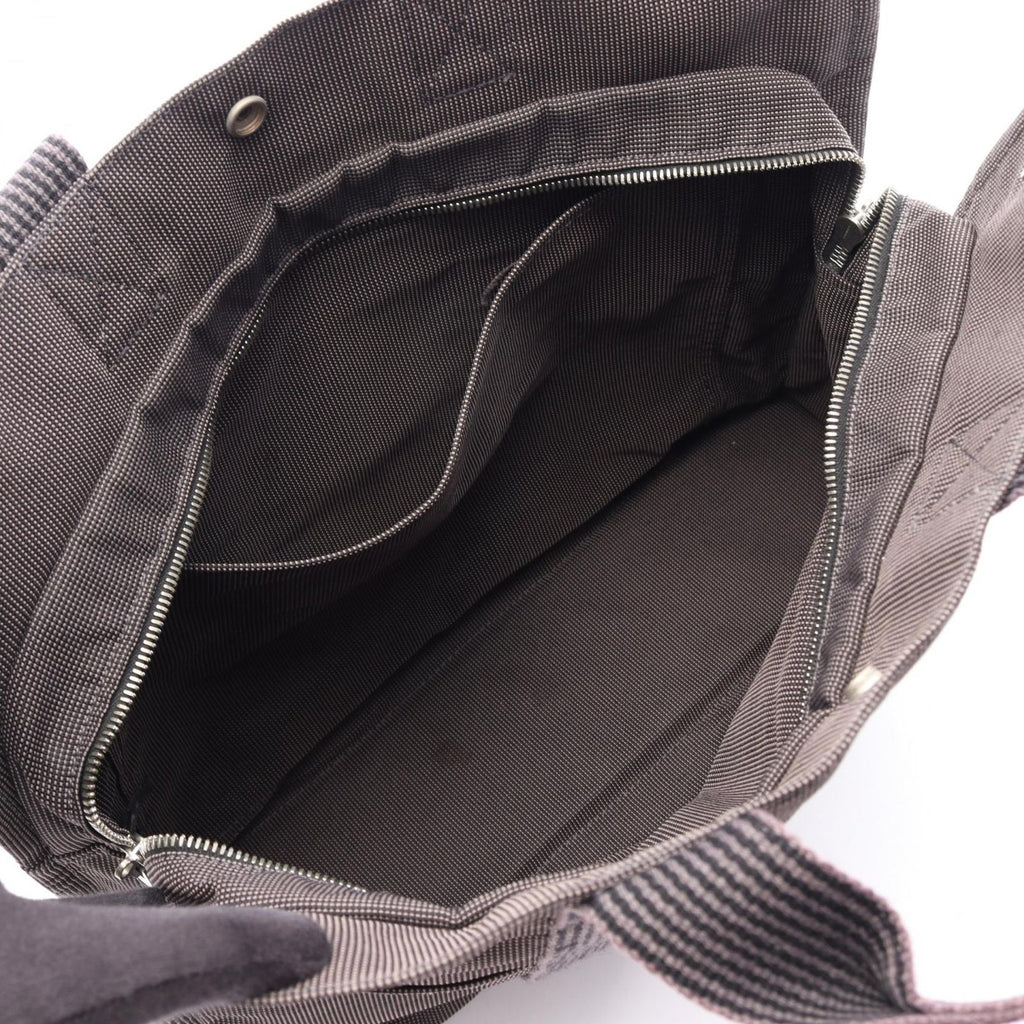 Hermes Tote Her Line Gray Canvas — view 3