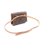 Louis Vuitton Waist Bag Pochette with Florentine Bouton Pression Canvas Leather — view 2