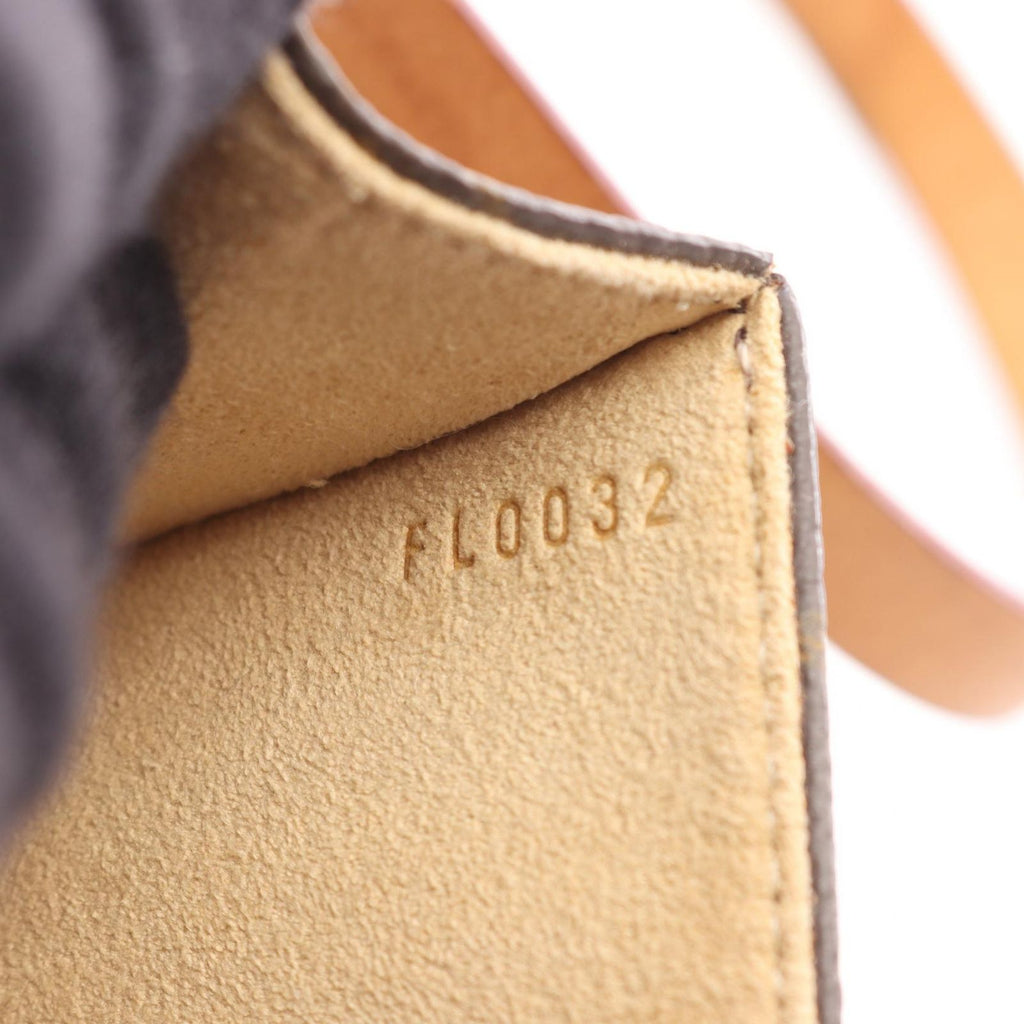 Louis Vuitton Waist Bag Pochette with Florentine Bouton Pression Canvas Leather — view 5