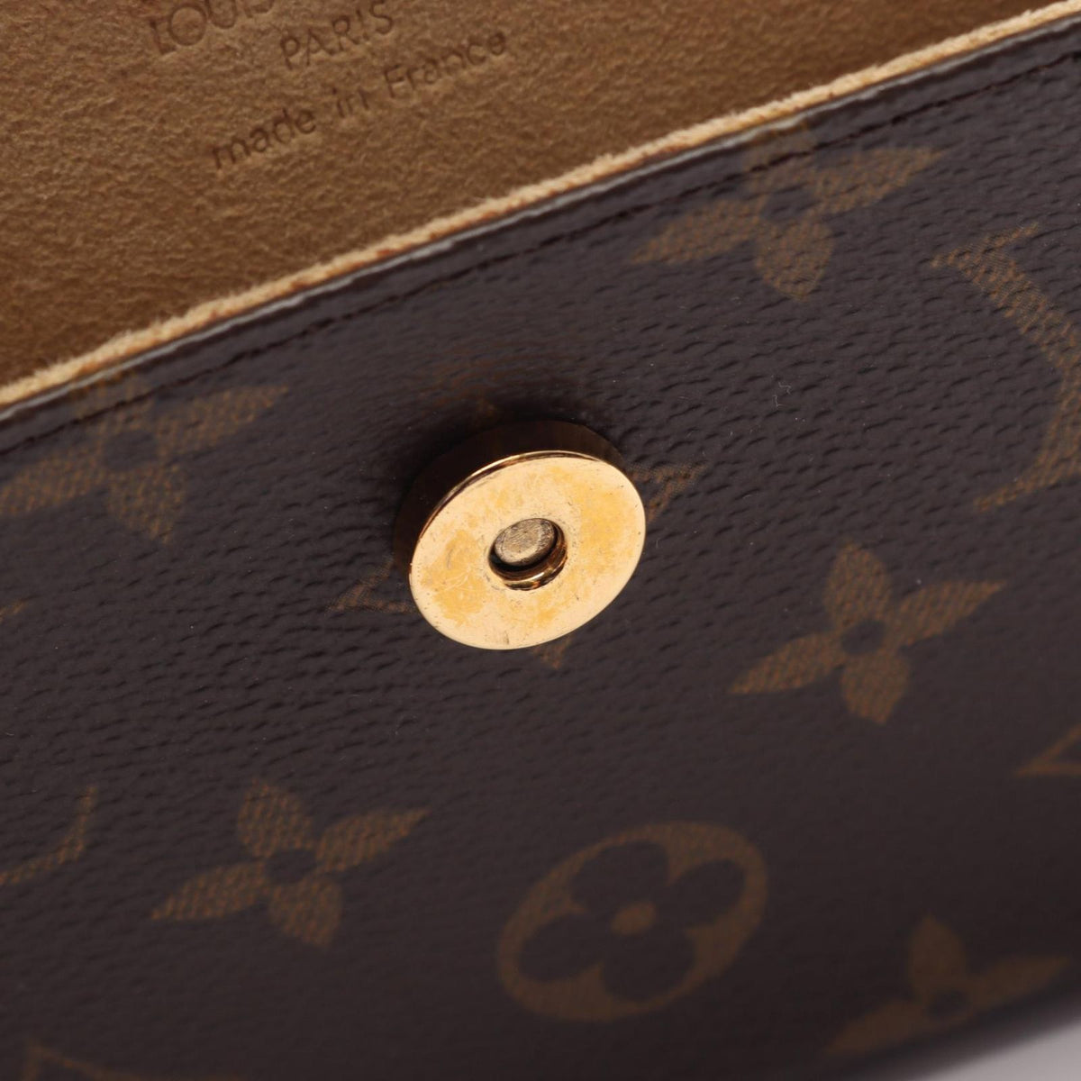Louis Vuitton Waist Bag Pochette with Florentine Bouton Pression Canvas Leather — view 8