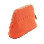 Hermes Pouch Bolide 15 Mini 02 Orange White Canvas Leather — view 2