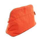 Hermes Pouch Bolide Orange Canvas Leather — view 2