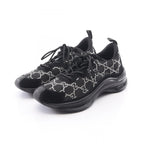 Gucci Sneakers Run GG Pattern Rhinestone Suede