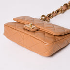 Chanel Quilted 20 Chain Bag Base CC Logo Shiny Lambskin — view 5