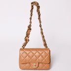 Chanel Quilted 20 Chain Bag Base CC Logo Shiny Lambskin — view 3
