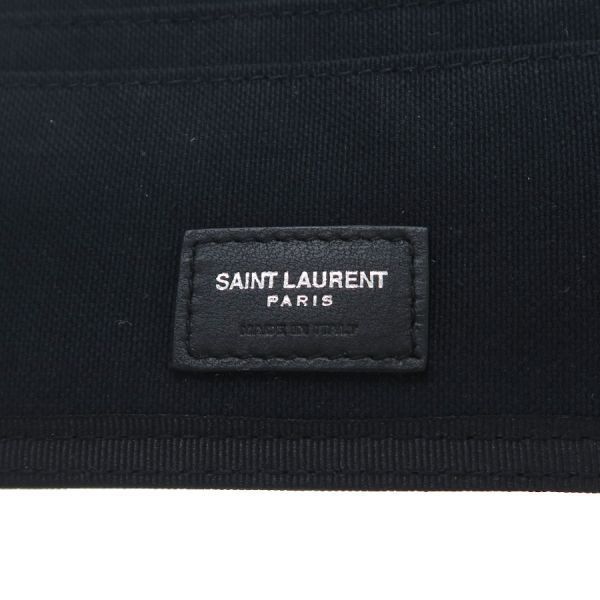 Saint Laurent Paris Bifold Bill Camouflage Wallet — view 9