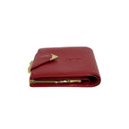 Saint Laurent Vintage YSL Logo Leather Kiss Lock Bifold Wallet — view 4