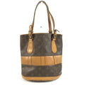 Louis Vuitton Handbag Bucket PM Monogram Canvas Brown