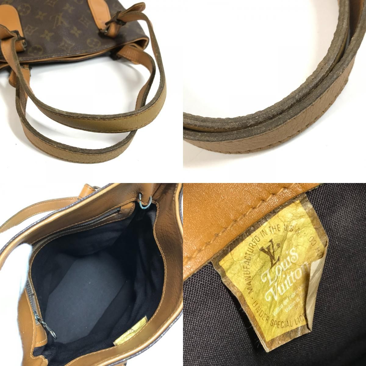 Louis Vuitton Handbag Bucket PM Monogram Canvas Brown — view 8