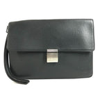 Louis Vuitton Second Bag Selenga Taiga Leather Ardoise Black