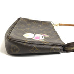 Louis Vuitton Shoulder Bag Pochette Monogram Canvas Brown — view 4